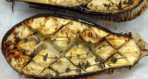 Sütőben sült fűszeres padlizsán sült padlizsán