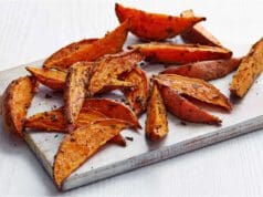 Rozmaringos édesburgonya sütőben készítve rozmaringos édesburgonya