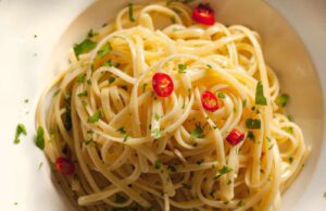 Egyszerű olasz fokhagymás tészta olasz fokhagymás tészta