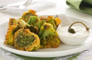 Sütőben sült brokkoli snack sült brokkoli