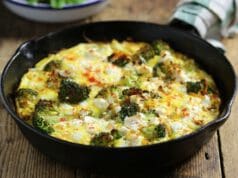 Brokkolis-fetás omlett brokkolis fetás omlett