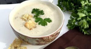 Lágy fehérrépa-krémleves gyömbérrel fehérrépa krémleves