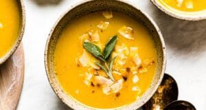 Melengető gyömbéres sütőtökkrémleves gyömbéres sütőtökkrémleves