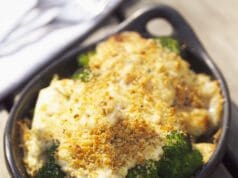 Csőben sült brokkoli besamellel csőben sült brokkoli