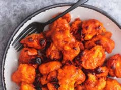 Buffalo karfiol: fűszeres bundában sült, ropogós zöldségek buffalo karfiol