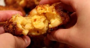 Mac and cheese golyók ropogós panírban mac and cheese panírban