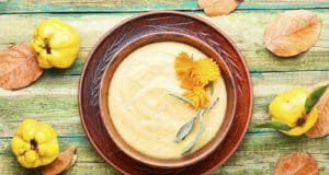 Fahéjas birsalma-krémleves birsalma krémleves