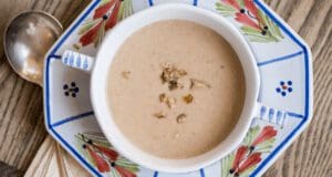 Édes gesztenyekrémleves ködös, őszi napokra gesztenyekrémleves