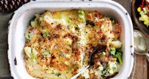 Krémes karfiolgratin brokkolival karfiolgratin