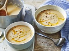 Forró, fahéjas almakrémleves fahéjas almakrémleves