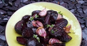 Fűszeres sült cékla fokhagymával sült cékla