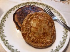 Karácsonyi reggeli: fahéjas-mézes amerikai palacsinta mézes amerikai palacsinta