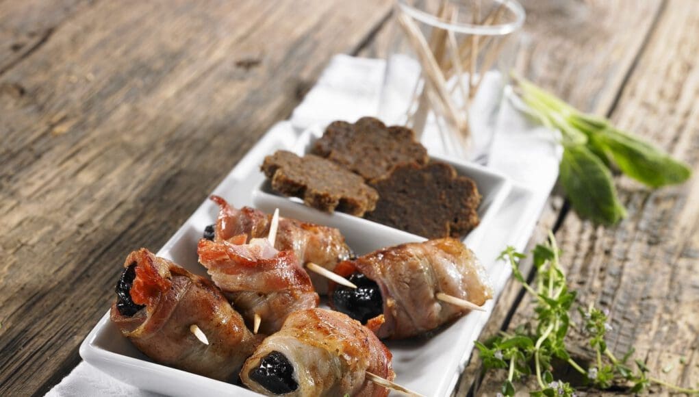 baconbe tekert aszalt szilva