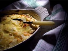 Csőben sült karalábé krémes besamellel csőben sült karalábé