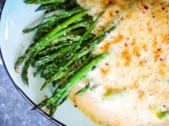 Csőben sült spárga besamellel csőben sült spárga