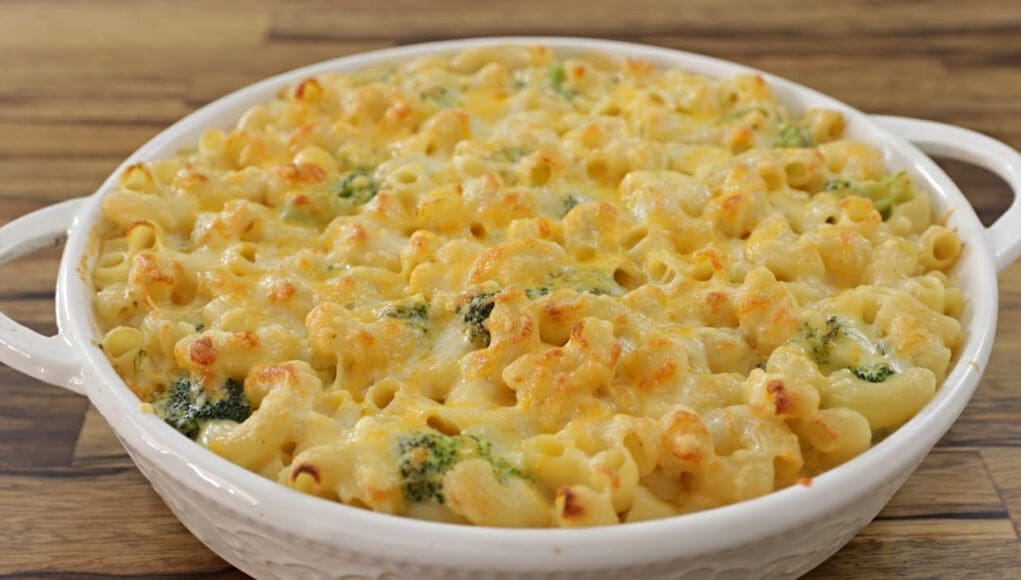 zöldséges mac and cheese