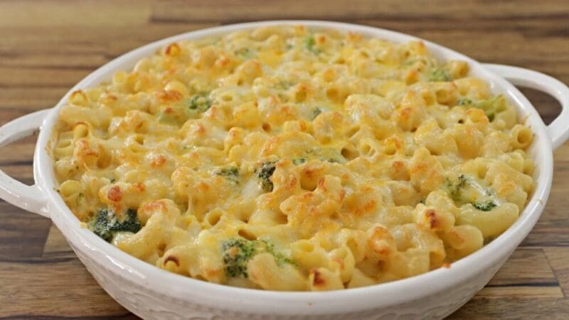 zöldséges mac and cheese