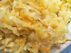 Ünnepi köret: birsalmás párolt káposzta birsalmás párolt káposzta