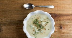 Kéksajtos karfiolleves kéksajtos karfiolleves