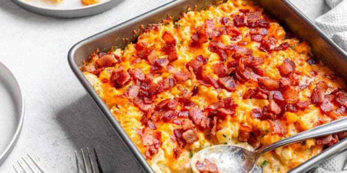 csőben sült karfiol bacon