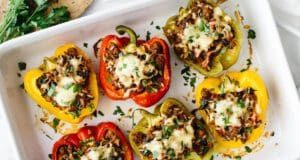 Töltött kaliforniai paprikák töltött kaliforniai paprika