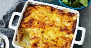 Tepsis hagymás-sajtos burgonya hagymás-sajtos burgonya