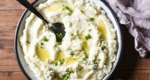 Kéksajtos krumplipüré Kéksajtos krumplipüré