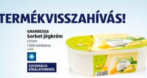 Citromos jégkrémet hívott vissza az Aldi aldi citromos jégkrém