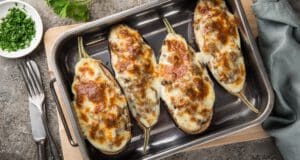 Tepsiben sült tonhalas padlizsán sült tonhalas padlizsán