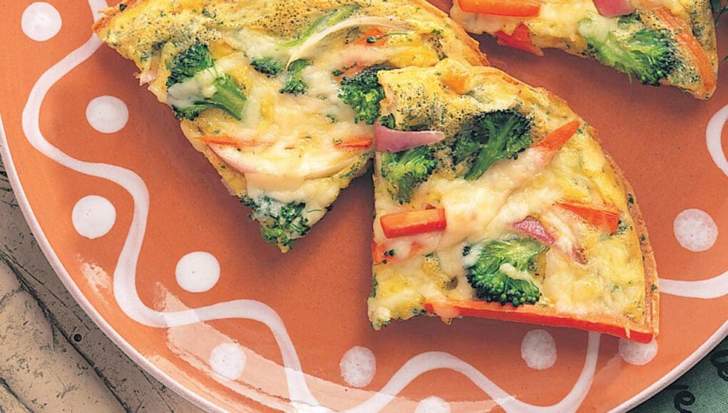 Zöldséges frittata