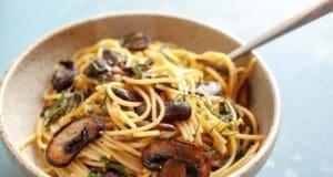 Gombás „hamis” carbonara gombás carbonara