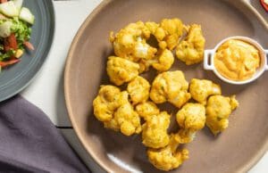 Sajtos rántott karfiol Sajtos rántott karfiol