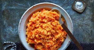 Sárgarépás krumplipüré Sárgarépás krumplipüré