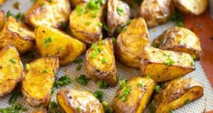 Sütőben sült ecetes krumpli