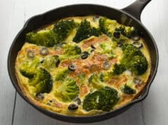 Brokkolis-sajtos omlett brokkolis omlett