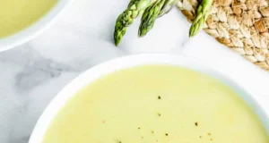 Habkönnyű krémes spárga leves Spárgakrém leves