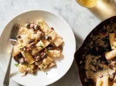 Tejszínes gombás tészta Tejszínes gombás tészta receptje