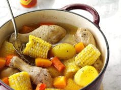 Cazuela leves, egy tányér chilei varázslat Cazuela leves