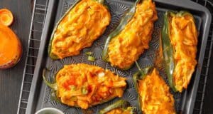 Buffalo csirke paprikába töltve Buffaló csirke receptje