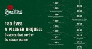 A Belvárosi Sörfesztiválon ünnepli 180. szülinapját a Pilsner Urquell Pilsner Urquel