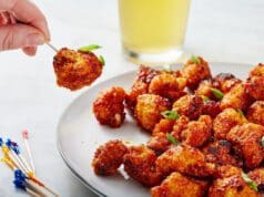 Mézes-fokhagymás sült karfiol