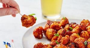 Mézes-fokhagymás sült karfiol