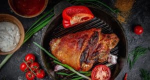 Májjal töltött sertésdagadó Töltött sertés dagadó recept