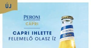 Capri szigete ihlette a Peroni szuperprémium kategóriába érkező új lágerét Új Peroni Capri Sör