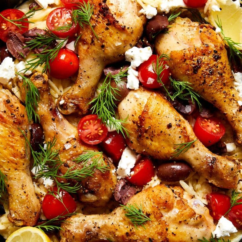 Görög csirke - egy-tál étel