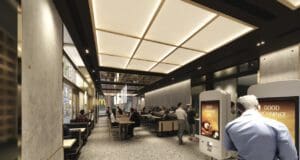 Vasárnaptól bezár a Régi posta utcai McDonald’s, majd exkluzív éttermeként születik újjá Látványterv - Vendégtér