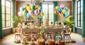 Gyermekzsúrok otthon: Vidám pillanatok és finom falatkák Gyermek zsúr, lufi