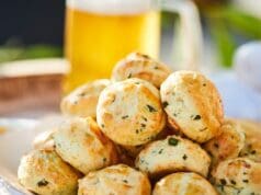 Medvehagymás pogácsa