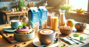 Növényi alapú italok reggeli kávéval