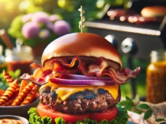 Grillezett hamburger különleges szósszal grillezett hamburger recept